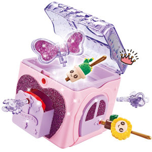 Magic Treasure chest Surprise Box With Lock Key DIY Handmade Jewelry box Play Toys Princess Girls Birthday Xmas Gift