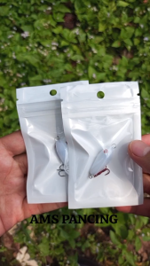 UMPAN CASTING HAMPALA 2.5CM WARNA PUTIH / LURE UPIL HAMPALA 25CM / SWIMMER SWIMBAIT HAMPALA 25CM