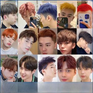 Mens Hair Dyeing Paste Plant-Based No-Pitching Pure Grandmother Brown Color Long-Lasting Glossy Scented Hair Coloring Agent