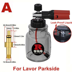 KAIKARAI Brand new design leak-proof foam pot high pressure washing machine silver pot handle foam pot