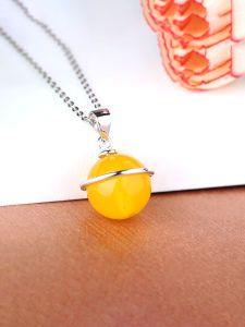 สร้อยคอไข่มุกทรงกลมประดับเครื่องประดับเงินแท้ S925 พร้อมฐานโลหะผสม ชุบเงิน สำหรับผู้หญิง เครื่องประดับแฟชั่นสไตล์เกาหลี