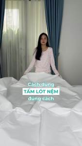 Tấm Lót Bảo Vệ Nệm Đệm Tấm Trải Giường Du Lịch Trắng Chống Thấm Chống Nước Cao Cấp Ngăn Bụi Bẩn Thoáng Khí Chuẩn Khách Sạn Đủ Kích Thước ATEHEA