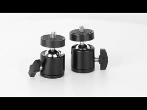 Metal Camera Ball Head Rotation Tripod Ballhead 3/8 1/4 Screw Mount Adapter Bracket for Camera Phone Clip Monopod Accessories