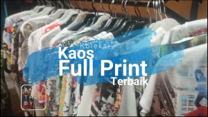 Kaos Distro Sablon Full Print SB425 Pria Oblong Baju Atasan Lengan Pendek Dewasa