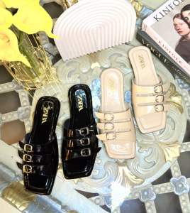 Sandal Selop Zara Gesper Tree cute Kekinian Korean Style
