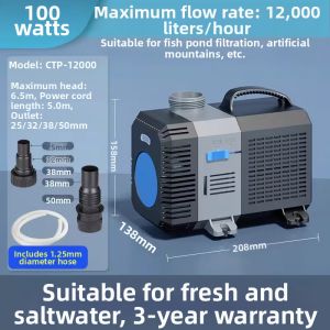 Sunsun | Quiet Land and Water Use Variable Frequency Aquarium Pump