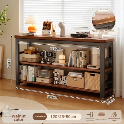 Multifunctional Storage Display Shelf Low Profile