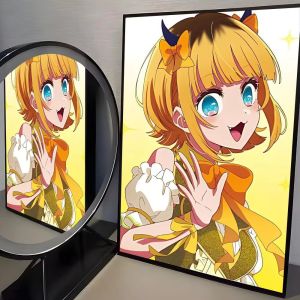 Bandai | Anime O-Oshi No Ko Full Vuông Hình Tròn Tranh Gắn Đá Bộ Thẩm Mỹ Nhà Phòng Khách Phòng Ngủ Thanh Trang Trí Quà Tặng Chủ Đề Hoạt Hình