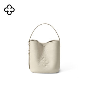 Genuine Deer Leather Import Womens Shoulder Bucket Bag
