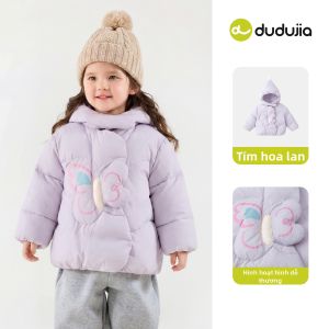 DUDUJIA | Áo Khoác Bông Chống Thấm Không Chứa Flo Cho Trẻ Em