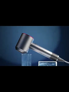 Leafless Hair Dryer 3In1 UK Plug 3 Pin High Speed Hair Blower Professional Salon Hair Dryer 1600W Negative Ion Hot Cold Air