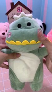 🌸Sẵn+Video🌸 Túi đeo chéo  Hình Khủng Long Nhồi Bông Siêu Dễ Thương - Túi Thú Bông Khủng Long Mini Cho Bé ASANRIO HOUSE