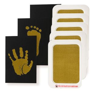 Ink Pad Kit Mess-Free Inkless Handprint and Footprint Pad with Impression Cards Suitable for Babies and Pets Perfect Keepsake