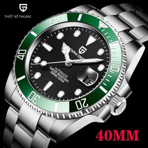 Đồng Hồ Cơ Tự Động Nam PAGANI DESIGN 2024 40mm Thép Không Gỉ Chống Nước Sang Trọng Miyota 8215 Đồng Hồ Doanh Nhân Mặt Kính Sapphire