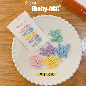 New Arrival 4cm Girl BB Clip Does Not Hurt Hair Baby Mini Colorful Oil Necklace Small Hairpin Kids Cropped Hair Clip Young Adult