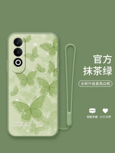 เคสโทรศัพท์ซิลิโคนบางเฉียบสำหรับ Oppo K12 K12X K11 K11X K9 K9PRO ปกป้องเลนส์เต็มรูปแบบ ลายผีเสื้อสีเขียวอ่อน ดีไซน์น่ารัก สำหรับผู้หญิง