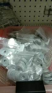 แหวนอลูมิเนียม  แหวนรองน็อต   (1/4"1/8"3/16"5/16"5/32")