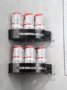 Rak Sudut Serbaguna Space Aluminum Rack Multifunction Hitam Rak Kamar Mandi Sudut Berbahan Space Serbaguna Gantung Tempel Dinding