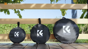 K&F CONCEPT 5-IN-1 Circular Reflector Translucent Soft Light Panel Portrait Outdoor Photography Light Blocking Portable Folding Photography Tent Accessory 60/80/110cm