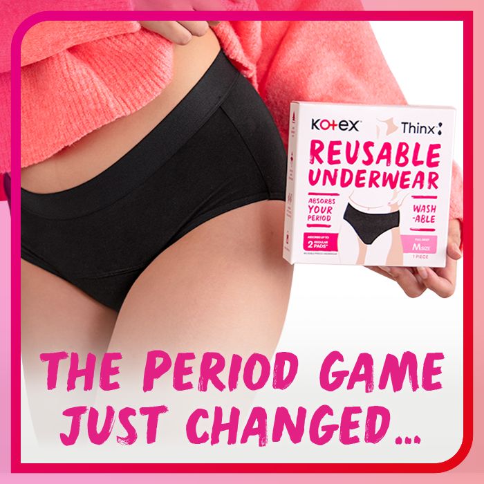 Kotex Reusable Period Underwear M - 1 pcs x 1 pack