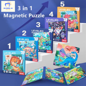 [SG] 1-7 years Magnetic Puzzle Toddler Magnetic Puzzles Book Baby Toddler early education Jigsaw toys Baby learning toys Kids Puzzle Brain Toys Brain Games Dinosaur Vehicles Animals Jungle Ocean Space