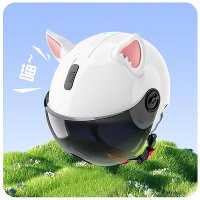 Mũ Bảo Hiểm Mèo Retro Dễ Thương
