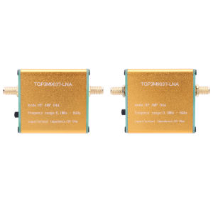 0.1MHz‑6GHz Ultra Low Noise Gain Block Amplifier 20dB LNA RF Power Preamplifier for Shortwave RF Software Defined Radio