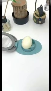 1 PC Multipurpose Stainless Steel Wire Egg SlicerEgg Slicer For Hard Boiled Eggs Aluminium Egg Cutter Fruit Garnish Slicer
