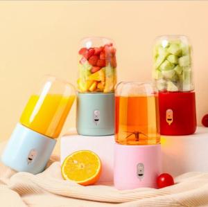 【Malaysian stock】⚡ Juicer Blender 300ML Portable Wireless USB Charging Home Fruit Blender 4 Blade Juicer 304 Stainless Steel Mini Electric Juice Cup  便携式果汁机家用水果榨汁机随身杯