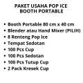 PAKET USAHA POP ICE DENGAN BOOTH PORTABLE | PAKET USAHA MINUMAN POP ICE ANEKA RASA | PAKET JUALAN MINUMAN | PAKET USAHA ES KEKINIAN | PAKET USAHA MINUMAN KEKINIAN | PAKET JUALAN ES POP ICE. 