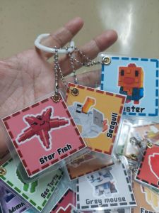 Grow A Garden Laminated Keychain 4 pcs for Php.100(random design)