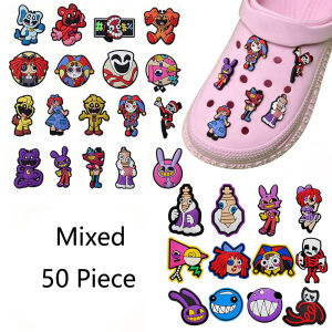 Hot Toys | Mixed Amazing Digital Circus Shoe Charms PVC Shoes Decoration Bracelet Wristband Sandal shoe Accessories Buckle for Kids Gifts