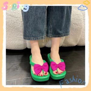 สดใสมากแม่🌈 รองเท้าแฟชั่นผญ รองเท้าเสริมส้น น้ำหนักเบาใส่สบายมาก สวย สะดุดตาใครเห็นต้องจับจ้องคือสวยไม่ไหวดีเทล: รองเท้าแฟชั่นผญ รองเท้าเสริมส้น น้ำหนักเบาใส่สบายมาก สวย สะดุดตา