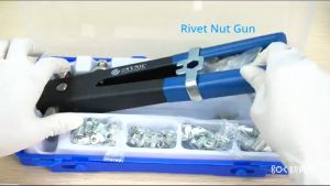 86PCS M3-M8 Hand Riveter Tool Set Blind Rivet Gun Threaded Insert Nut Nail Rivnut Home Furniture Repair Tool Heavy Duty