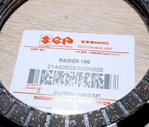 CLUTCH LINING SET SUZUKI RAIDER 150 CARB GIXXER 150 21440B28G00N000 JAPAN GENUINE PARTS SGP