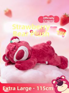 Large Strawberry Lazy Bear Stuffed Toy