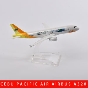 JASON TUTU 16CM Air Cebu Pacific A320 Aircraft Model Planel Airplane Diecast Metal 1/400 Scale Planes Collect Gifts