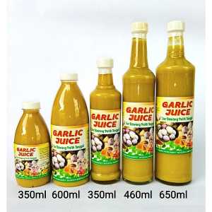 BPOM Jus Herbal Bawang Putih Tunggal Madu Lemon Jahe Merah Kayumanis Cuka Apel - Kesehatan Jantung Vertigo Asam Urat Kolesterol Darah Tinggi Garjus Garlic Juice