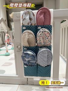 Silent Indoor Cotton Slippers Comfortable Home Fabric Slip-On Shoes Pure Cotton Head-Enclosed Floor Slippers for Adults