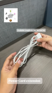 Power Cord Extension 2 Pin Dual Portable Extension Cord 3-meter 5-meter 10-meter extension cord two-core two-pin electric vehicle charging cable fan universal two-pole power cord socket connecting wire outdoor extended camera power strip mobile charging