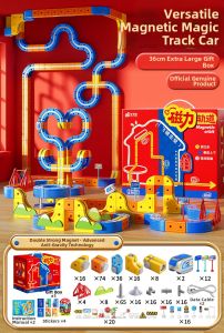 BEI JESS | Magnetic Track Car Puzzle Educational Toy