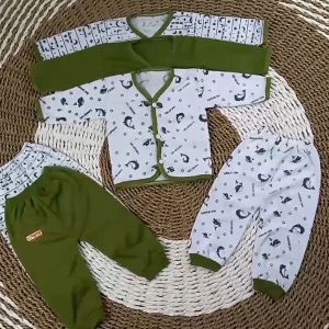Promo Termurah 3 Set Setelan Baju Bayi Baru Lahir Newborn 0-3 Bulan Motif Lengan Panjang