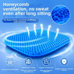 BAIMANG | Cool Gel Car Seat Cushion Breathable & Heat Dissipating