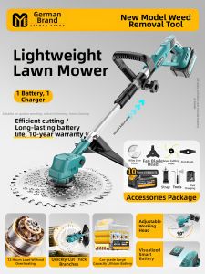 MZAO | Powerful Lithium Rechargeable Electric Grass Trimmer