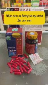 Nhân Sâm Xạ Hương Tái Tạo Hoàn - Zai Zao Wan Loại Xịn - Hộp 30 viên
