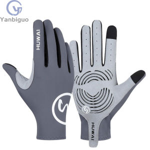 Cycling Gloves Full Finger for MTB and Road Bike RacingMen&Women Spring Summer Thin Viscose Driving Breathable Antiskid Gloves