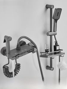 Digital Display Bath Tub Shower Faucet Mixed Valve Switch Full Copper Bathroom Mixer Tap Cold And Hot Water Control Wall Mounted