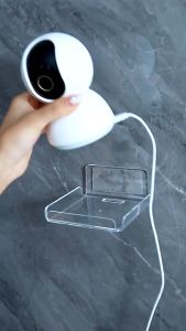 【OKADI】สินค้าพร้อมส่ง/ไม่ต้องเจาะผนัง ชั้นวางติดผนัง ขาตั้งกล้องวงจรปิด ฐานวางกล้องip