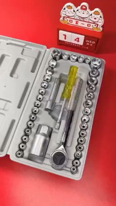 Kunci Shock Kunci Pas Sok Inggris Obeng Tools isi 40pcs