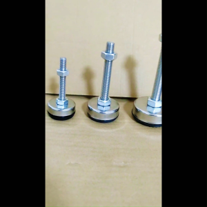 ขาฉิ่งปรับระดับ ขาฉิ่งเหล็ก สแตนเลส 304 M8-M16 ฝาฉิ่ง ฐานกลม สกรู ใช้กับโต๊ะ เครื่องจักร ตู้คอนโทรล มั่นคง ไม่โยกเยก